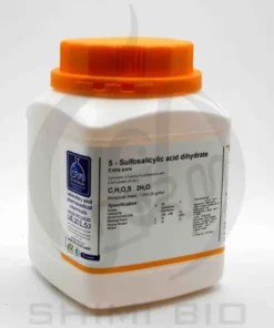 اسید سولفوسالیسیلیک Extra pure دکتر مجللی 1 کیلویی