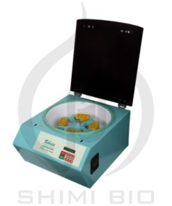 سانتریفیوژ 24 شاخه بهسان مدل HB400 با درب باز
