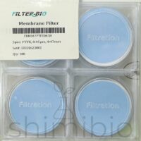 فیلتر ممبران (غشایی) PTFE آبگریز 0.45میکرون 47mm فیلتربایو